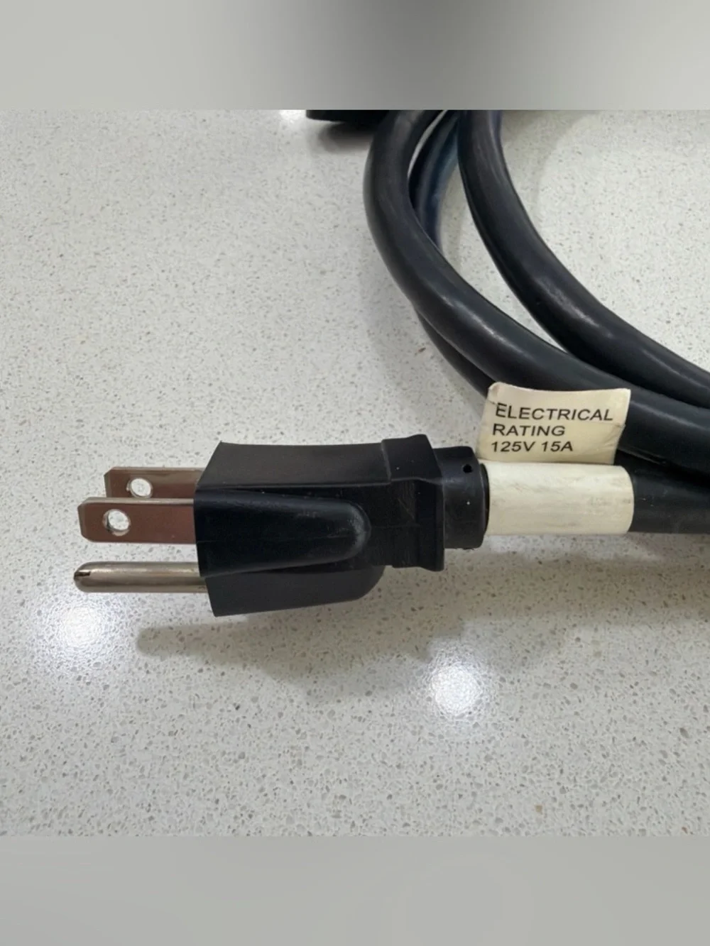 AC Power Cord Male Is 3 Prong Nema 5-15P And Female IEC C13 Rated 125v 15a.